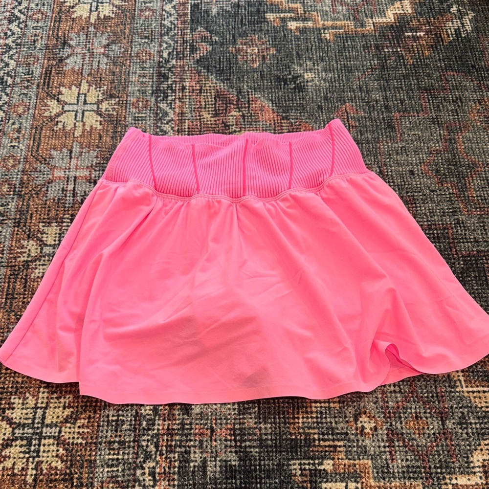 Aerie Vibrant Pink Athletic Skirt with shorts attached